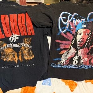 Spencer's Black and Red Graphic Tees